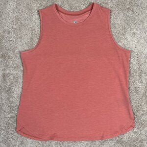 Kuhl Tank Womens L Orange Rust Sleeveless Crewneck Hiking Camping Layer Relaxed